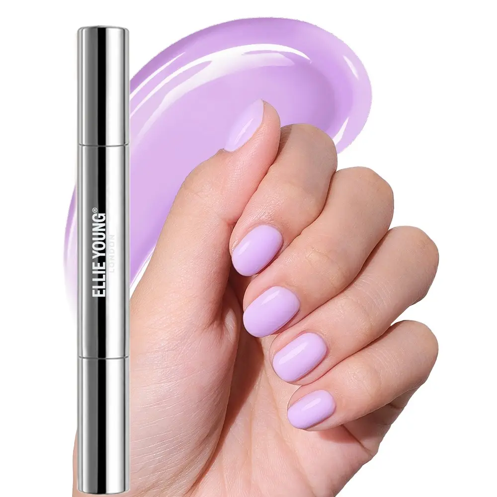 ELLIE YOUNG  Lilac Mist One-Step Gel Polish Pen, No Base or Top Coat Needed, UV/LED Gel Polish, Salon-Quality Nails at Home,Pocket Salon, Nail Polish, Gel for Nails