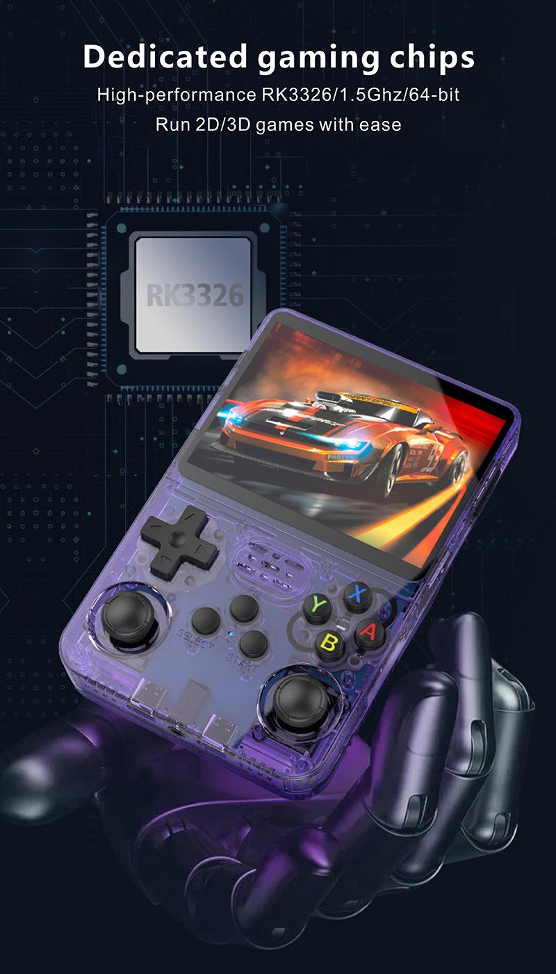 R36S Open Source PSP Tekken 3 HD Retro Arcade Game Console Dual System Convenient 4K Handheld Console Protection White 36S 64G Purple R36S Open Source PSP Tekken 3 HD Retro Arcade Game Console Dual System Convenient 4K Handheld Console Protection White 36S 64G Purple
