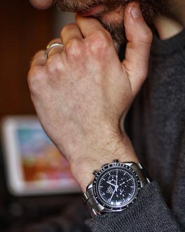 Jstyle Stainless Steel Rings for Men Wedding Ring Cool Simple Band 8MM Width 3 Pcs A Set