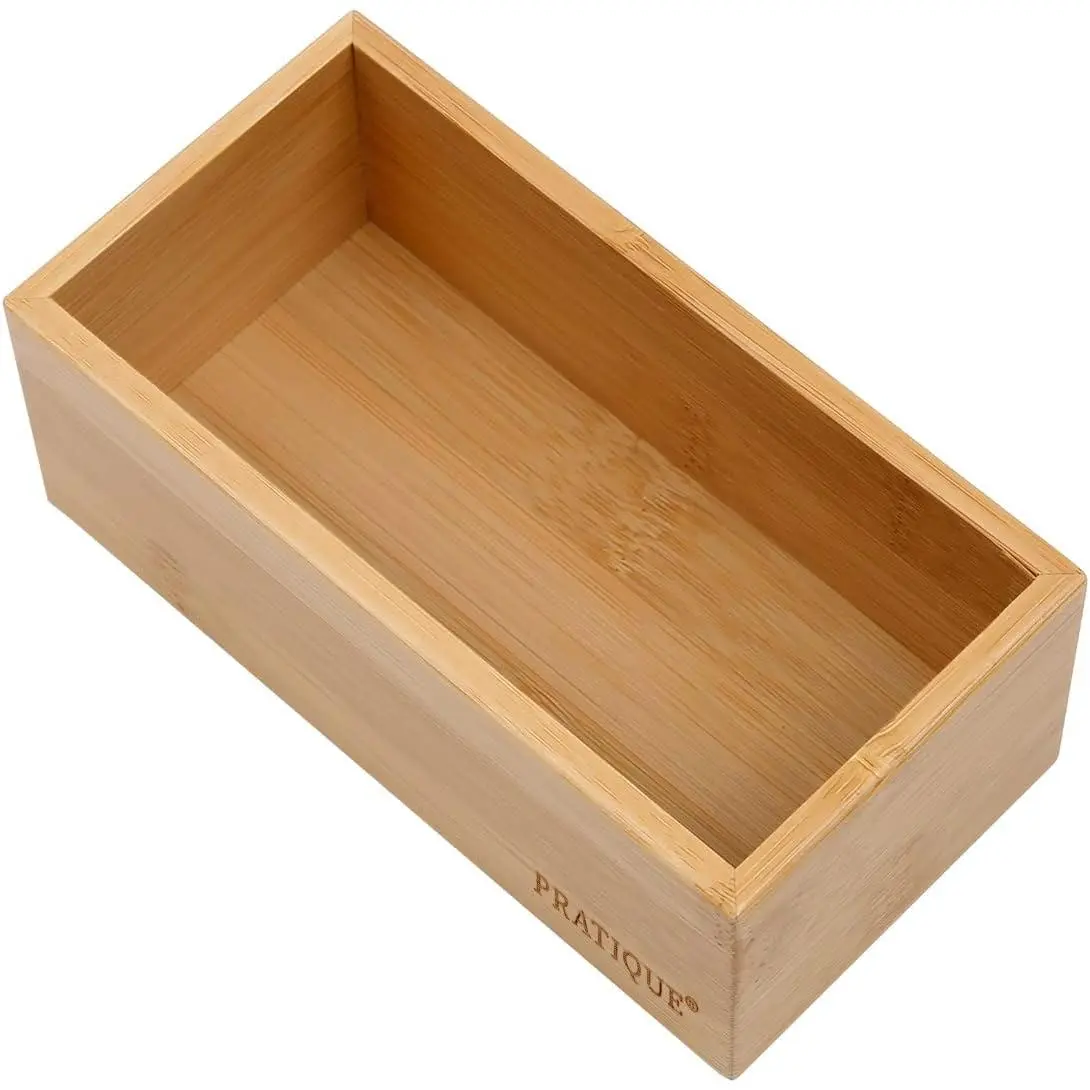 Drawer Organizer - Kitchen Utensil Organizer Silverware Tray Cutlery Holder,Office Desk Supplies and Accessories (5.9x3x2.6 inch)