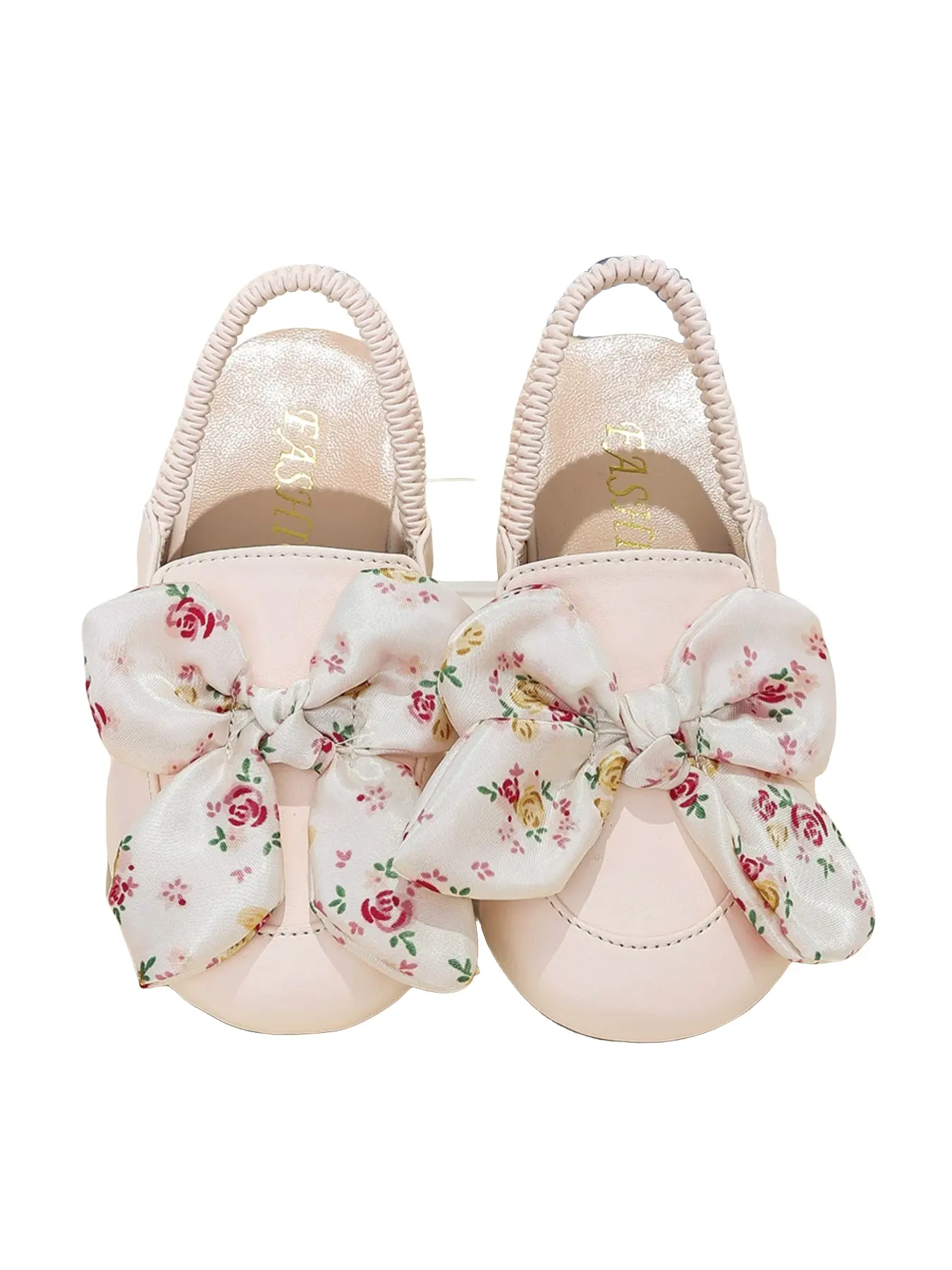 New Summer Girls' Flat Sandals, Kid Sandals, Flat Slides, Cute Colorblock Design, Butterfly Knot, Slip-On, PU Leather, Rubber Sole, All Seasons, Casual Style