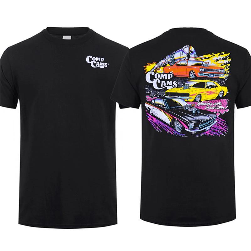 COMP Cams 90's Pro Street T-Shirt, Gift for Truck Lover, Unisex Casual Shortsleeve Crewneck 100% , Top Menswear-DK.X