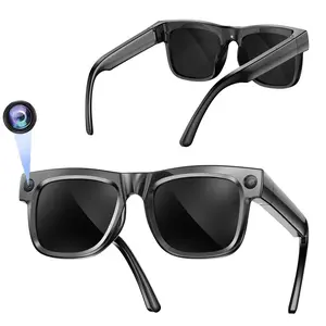 Smart Sunglasses for Men with 8MP Camera, Video Recording AI Smart Glasses ,4GB Memory Build-in (No TF Card Need), 290Mah Battery, AI Multi Languages Translation ,Bluetooth Calling ,HiFi Audio, Music Control.