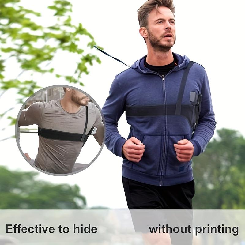 1 Piece Deep Hidden Shoulder Holster, Unisex Armpit Holster, Suitable for Mini and Compact Pistol, Suitable for Hunting, CS Game, Intimate Gift for Dad