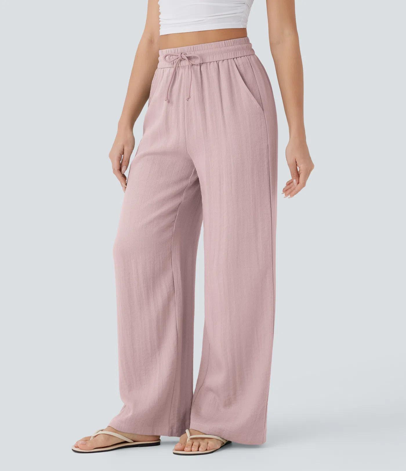 #halara#wide-leg pants#linen pants#highwaistedpants#casualtrousers#womensfashion#spring2026fashion#Travel Pants#everydayoutfit#pantswithpockets#flowypants#y2kfashion#athleisure
