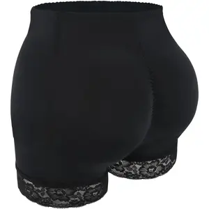 Womens Padded Underwear Butt Lifter Panties Shapewear Tummy Control High Waist Hip Pads Enhancer Shorts