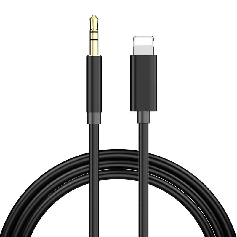 Phone Aux Cable, Charging Port To 3.5mm Aux Headphone Jack Adapter, Stereo Sound Cable Compatible with iPhone 14 Pro Max/13/12 Mini/11 Pro/XR/XS Max/8/7Plus/SE/iPad/iPod, Gaming Headset Accessories