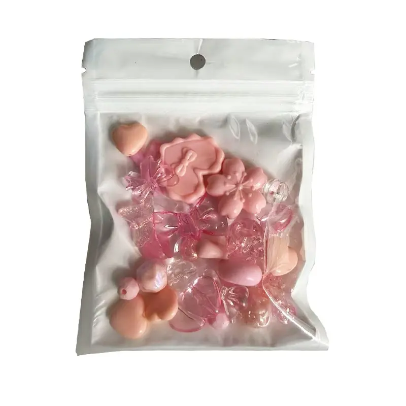 20g Acrylic Beads Pack for DIY Crafts, Vibrant Semi-Transparent Beads with Flower, Heart, Happy Face Designs, Ideal for Bracelets, Phone Charms, Hair Accessories
