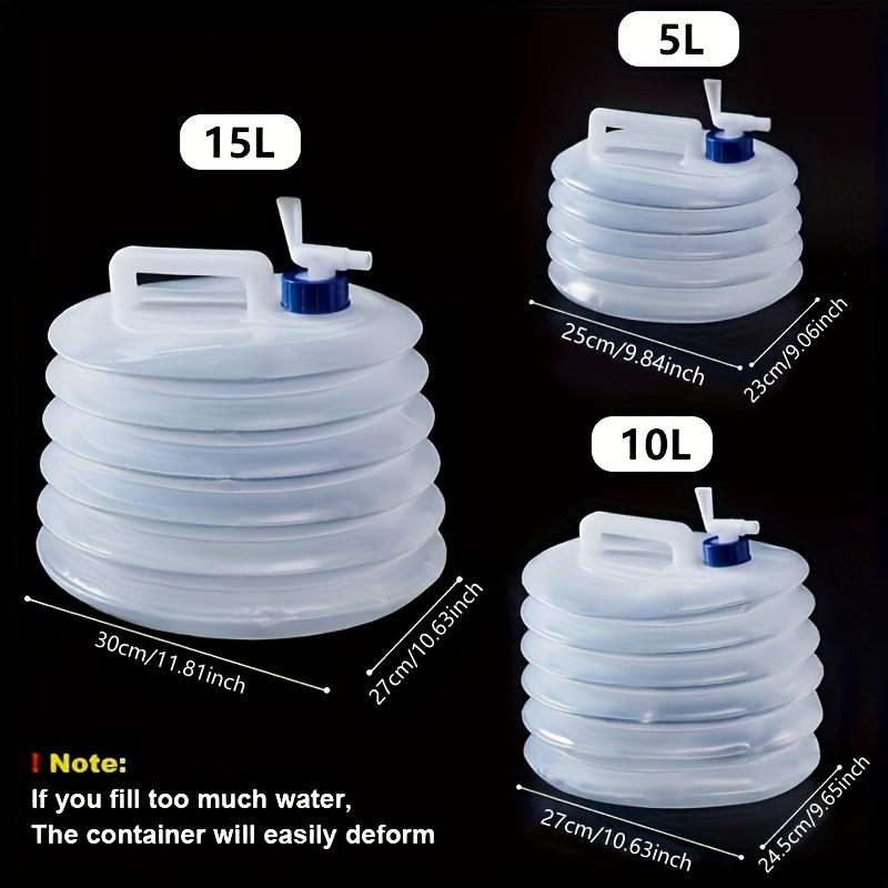 Large Capacity Foldable Storage Container- Portable and Foldable, Multi Size Design for Easy Dumping - Ideal for Camping, Hiking, and Outdoor Water Use - Safe Screw Cap Design, Portable Camping Shower, Collapsible Water Container