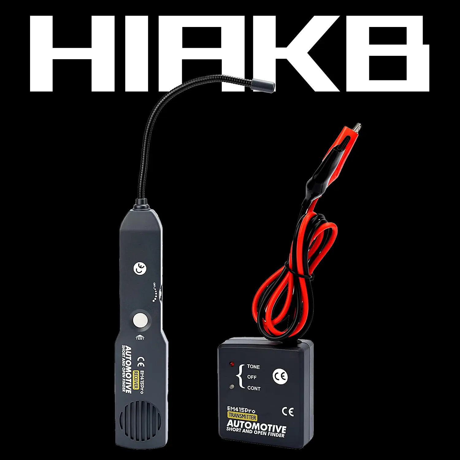 HIAKB EM415Pro Wired Automotive Electrical Open&Short Finder Full Kit - 1pcs Circuit Tester with Sound Alert, DC <42V Vehicle Wires Fault Breaker Detector, Car Diagnostic & Repair Tool, Father's Day Gift