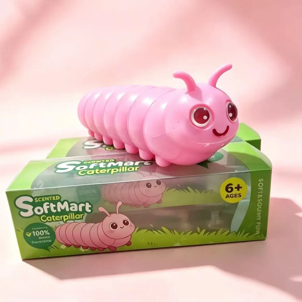 Cute Caterpillar Stress Relief Toy, Creative Squeeze Fun, Fast Elasticity, Perfect for Relaxation, Unique Design, Ideal Gift