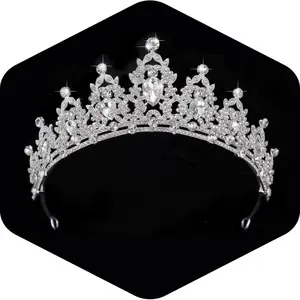 Queen's Crown and Tiara, Women's Princess Crown, Wedding and Party Crystal Headband