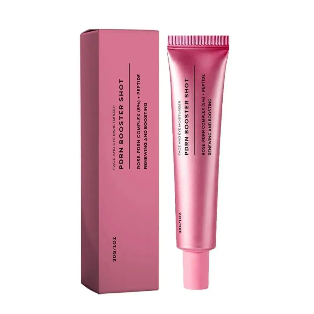 PDRN & Peptide Booster Shot, Rose, Brightening Serums, Brightens Skin, Moisturizes And Smooths, Healthy Skin Glow, 1.01 fl oz, Korean Skincare.