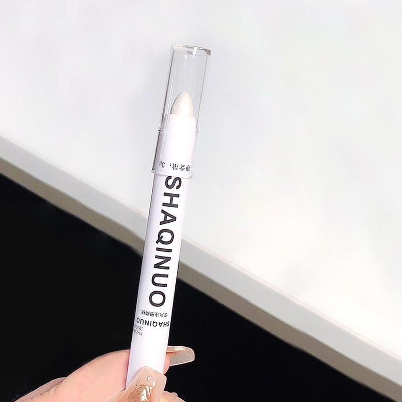 Long Lasting Shimmering Highlighter Pen, Glitter Eye Brightener Stick, Natural Eye Shadow Highlighting Pen, Eyeliner for Makeup, High-gloss Eyeshadow Pen, Glow Seeker Highlighter Pen