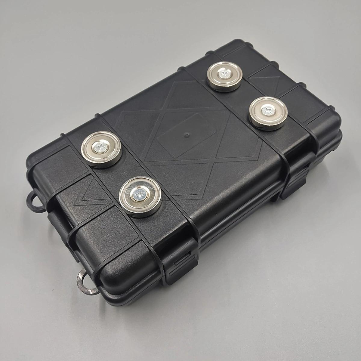 Magnetic Tool Box, Waterproof Magnetic Storage Box, Portable Storage Box for Outdoor Camping Hiking, Home Organizer for Car Key