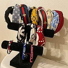 WUDYGIRL Velvet Bracelet Organizer 3-Tier Jewelry Stand for Bracelets Watches and Necklaces Women's Gift for Girls Black Durable Storage Box Multi-Level Design WUDYGIRL Velvet Bracelet Organizer 3-Tier Jewelry Stand for Bracelets Watches and Necklaces Women's Gift for Girls Black Durable Storage Box Multi-Level Design