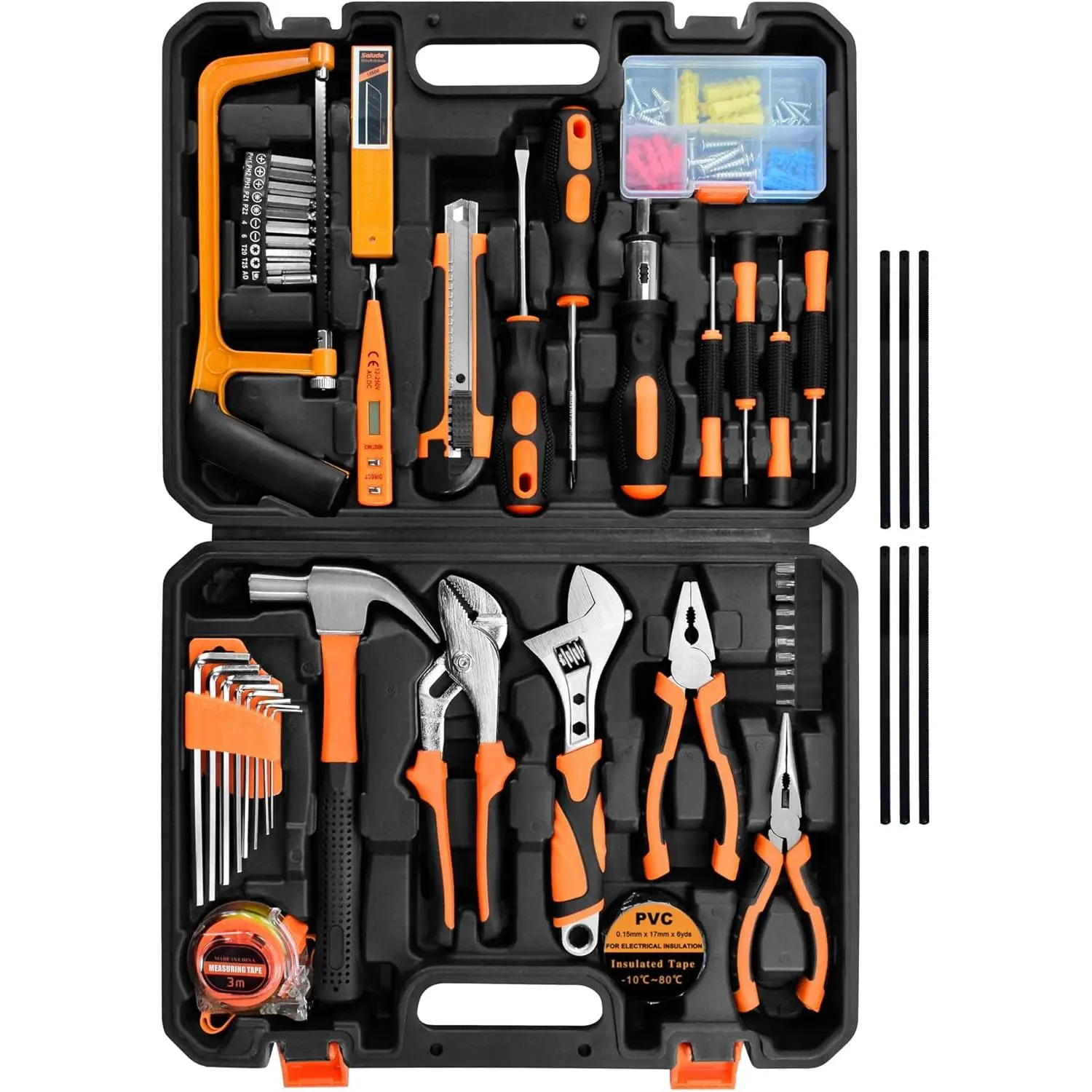 Tool Set,148-Piece Home Repair Tool Kit for Men Women College Students,Household Basic Hand Tool Sets with Case for Home Maintenance,Dorm Essentials and DIY Projects