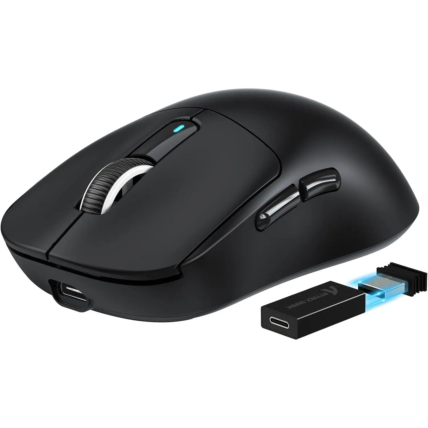 X3PRO  8K Lightweight  Gaming , Tri-Mode, PAW3395 PRO Optical Sensor, 26,000 DPI, 100 Million Click Optical Switches, Long  Life, 5 Programmable Buttons, Black