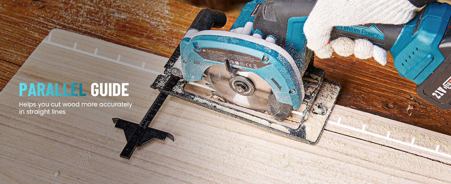 SeeSii Cordless Mini Circular Saw, 4-1/2" Electric Compact Circular Saw with 4.0Ah Battery, 5380RPM, 4 Saw Blades, Rip Guide, Max Cutting Depth 1-11/16"(90°), 1-1/8"(45°) for Wood, Plastic, Soft Metal CS410 #TikTokShopBlackFriday SeeSii Cordless Mini Circular Saw, 4-1/2" Electric Compact Circular Saw with 4.0Ah Battery, 5380RPM, 4 Saw Blades, Rip Guide, Max Cutting Depth 1-11/16"(90°), 1-1/8"(45°) for Wood, Plastic, Soft Metal CS410 #TikTokShopBlackFriday