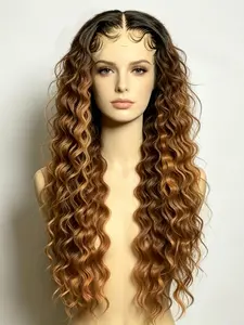 Fashion Soft 26-Inch Curly Wig, 180% Density Lace Front, Pre-Plucked Gradient, Daily Use, All Seasons