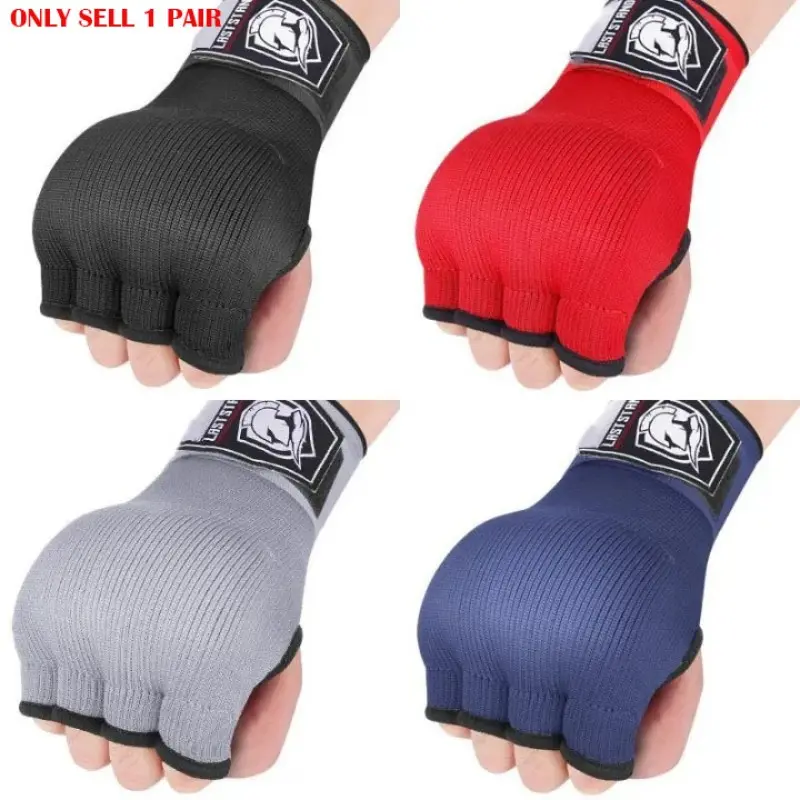 free size Half Finger Quick Gel Boxing Hand Wrap Gloves Sanda Boxing elastic Bandage Men and Women Muay Thai fabric Boxing Gloves Sports Gloves