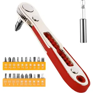 22-in-1  Ratchet  Set w/Reversible Wrench & Bits | Compact for Tight Spaces, DIY// Repairs |   for DIYers, Handymen & Men