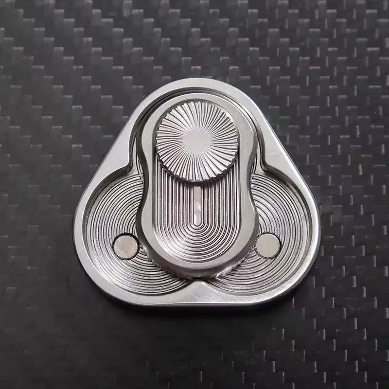 Metal Magnetic Fidget Slider | Premium EDC Stress Relief Toy | Smooth Triangle Design for Anxiety & Focus