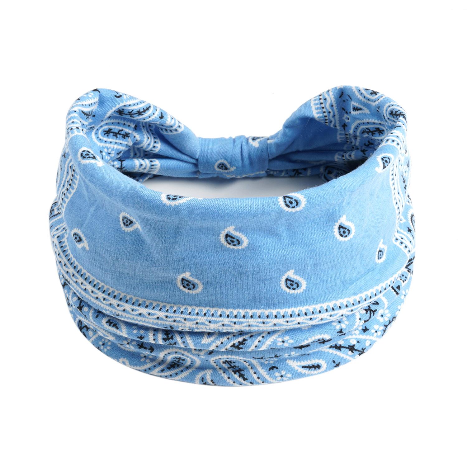 Boho Bandana Style Headband | Wide Paisley Hairband for Curly Hair, Busy Mornings, Gym, Travel & Everyday Wear | Soft, Breathable & Stylish | Latina Favorite Boho Bandana Style Headband | Wide Paisley Hairband for Curly Hair, Busy Mornings, Gym, Travel & Everyday Wear | Soft, Breathable & Stylish | Latina Favorite