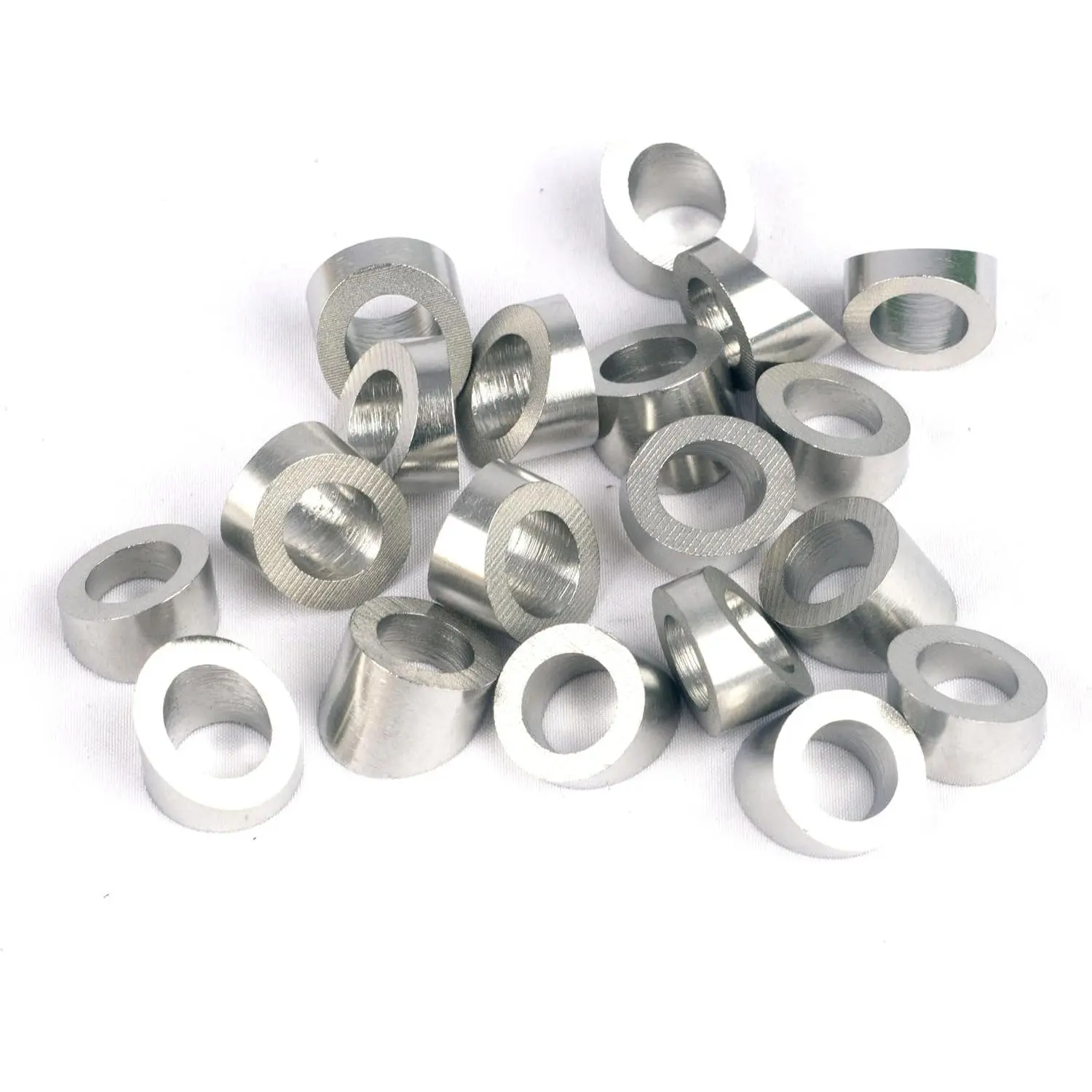 30 Degree Beveled Washer 3/8 Inch, T316 Stainless Steel Angle Washer for 1/8" Cable Railing Tensioner Kit, Suitable for Metal Wood Stair Posts, 12 Pack