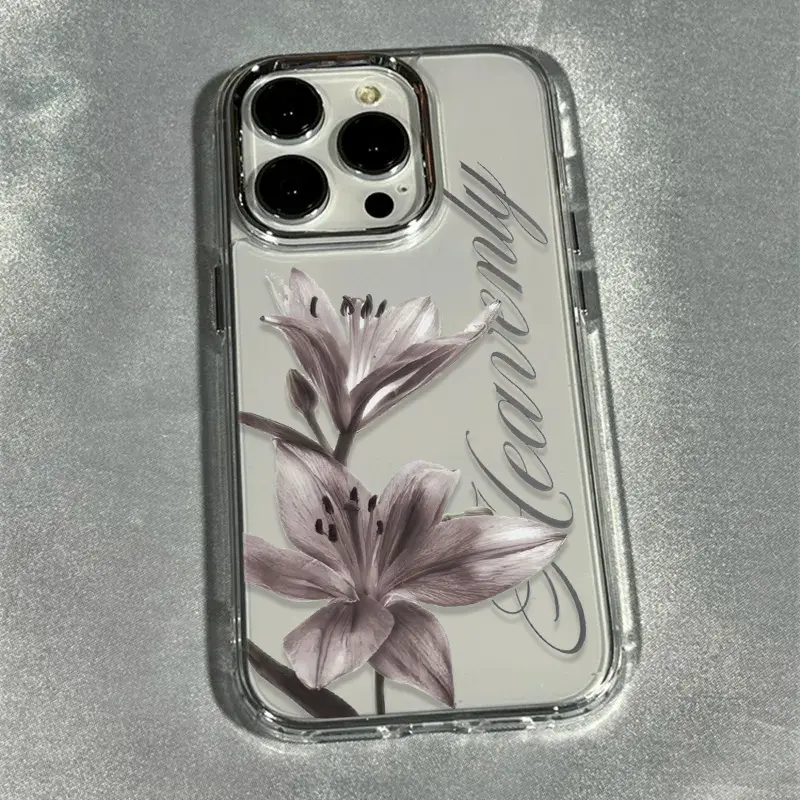 Lily & Script phone case artwork