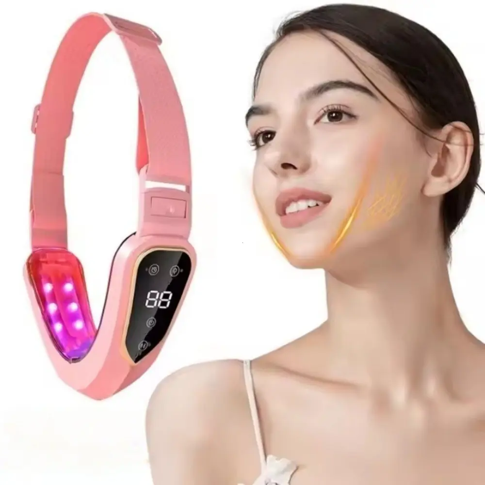 Mini Portable USB Charging Beauty Device, 5 Modes, 12 Intensity Levels, Dual Chin V Face Lift, Women's Smart Electric V Face Beauty Instrument