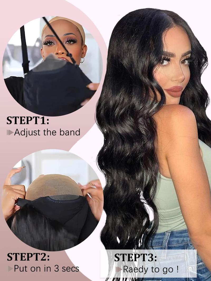 Bling Hair Wear 6x4 Body Wave Glueless Wig Human Hair Ready To Wear Brazilian 5x5 Lace Closure Wigs Long Straight For Women Pre plucked Sale 180% Density 12-36 Inch