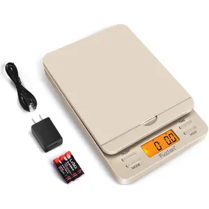 Shipping, 86 lb/0.1oz Postal for Packages, Hold and Tare, Postage, Mail, Shipping for Small Business, LCD Display, Battery & AC Adapter