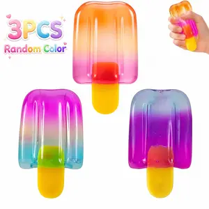 1/3PCS Ice Cream Squeeze Squishy, Soft Squishy, Ice Cream Cone Squishy, Slow Rise Sensory Fidget Toy, Easter Basket Stuffers Party Favors Summer Sensory Stress Relief, Squishy Sensory Fidgets