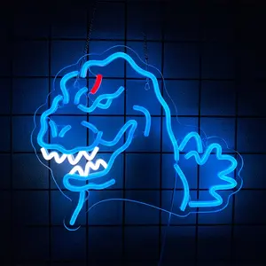Dinosaur Neon Sign，Neon Sign for Wall Decor Dino USB Neon Light Sign for Boys Girls Room Gameroom Holiday Birthday Christmas Gift