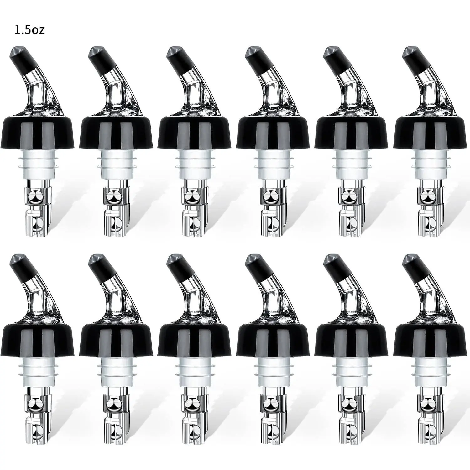 Automatic Measured Bottle Pourer - 1.5oz/45ml Quick Shot Spirit Measure Pourer Drinks Wine Cocktail Dispenser Home Bar Tools