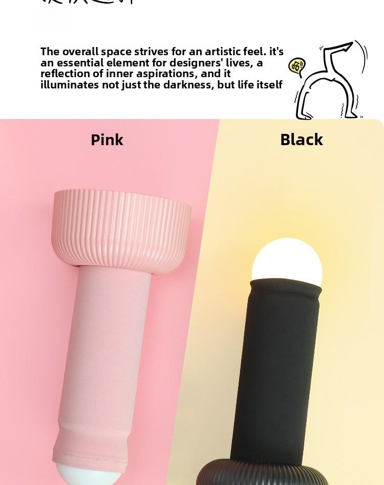 Rechargeable night light from Douyin Store, creative bedside lamp, suitable for bedroom sleep ambiance, fun table lamp, birthday gift