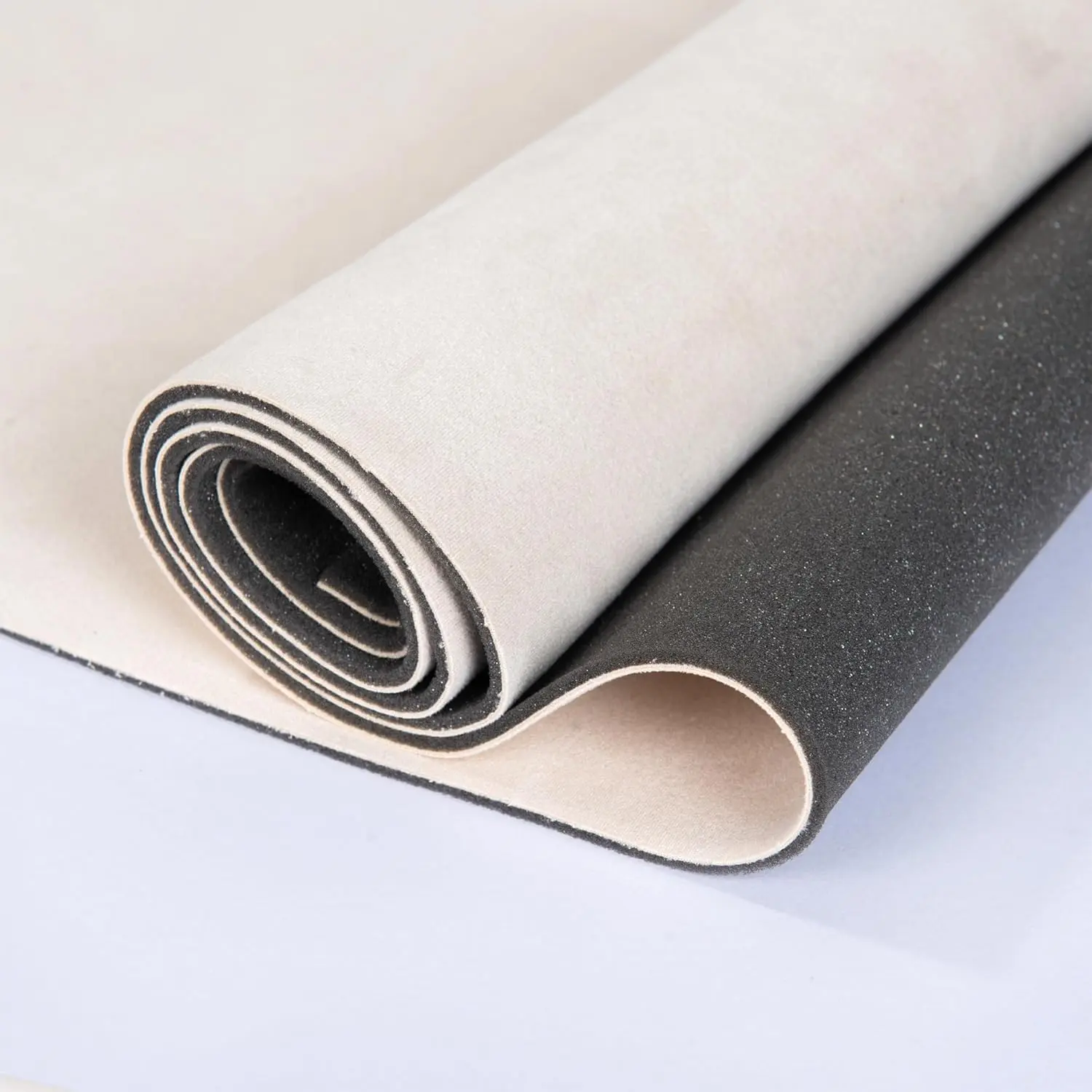 Headliner Fabric Suede  Upholstery Fabric  with  Backing Interior  DIY Repair Material(Beige, 80 * 60')