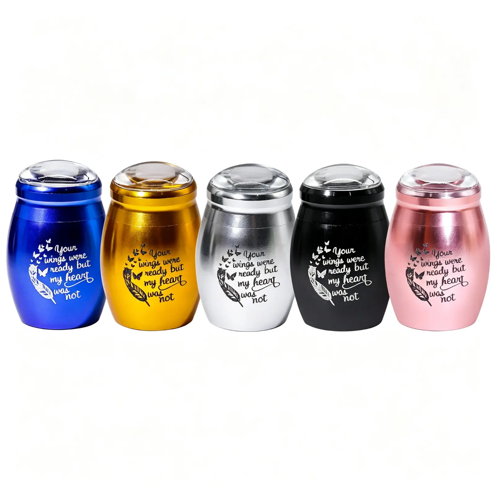 NEW Cremation Urn For Ashes and photos Miniature Funeral memorial 5 colors
