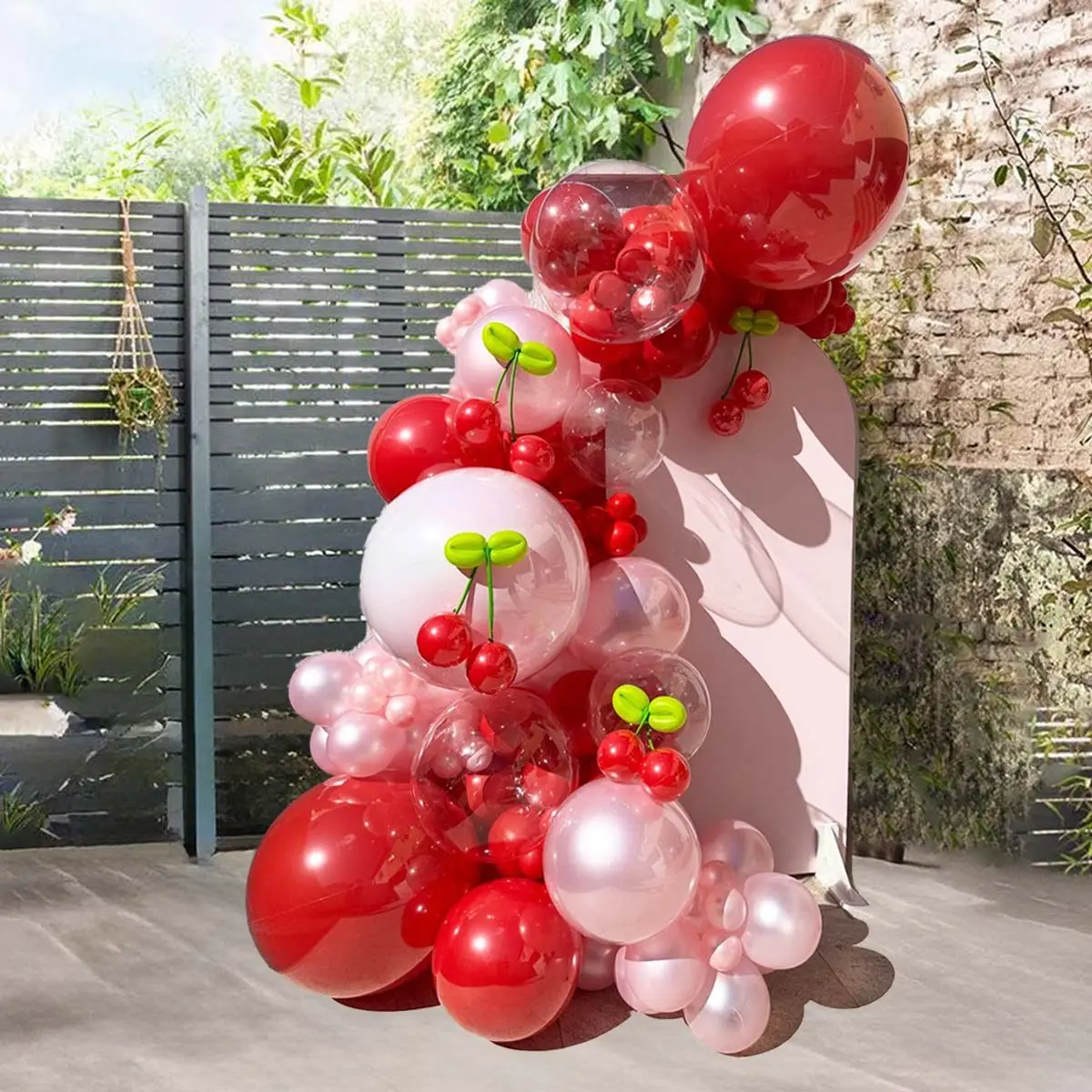 51pcs Pearl / Round Latex Balloons Arch Decoration, Perfect for Princess Birthday Party, Baby Shower, Wedding, Valentine's Day, Balloon Arches