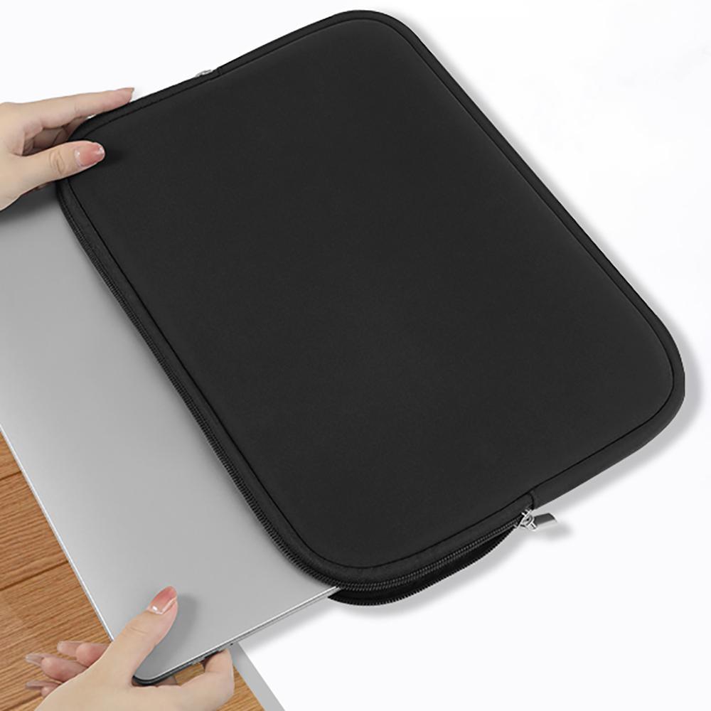 Solid Color Laptop Sleeve Case, Resistant Notebook Computer Pocket Case, Tablet Briefcase Carrying Bag Compatible with Tech Accessories, Durability