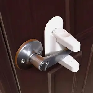 Door Handle Safety Lock, Secure Door Handle with Keyless Entry, Durable Design for Home & Office Use, Simple Installations