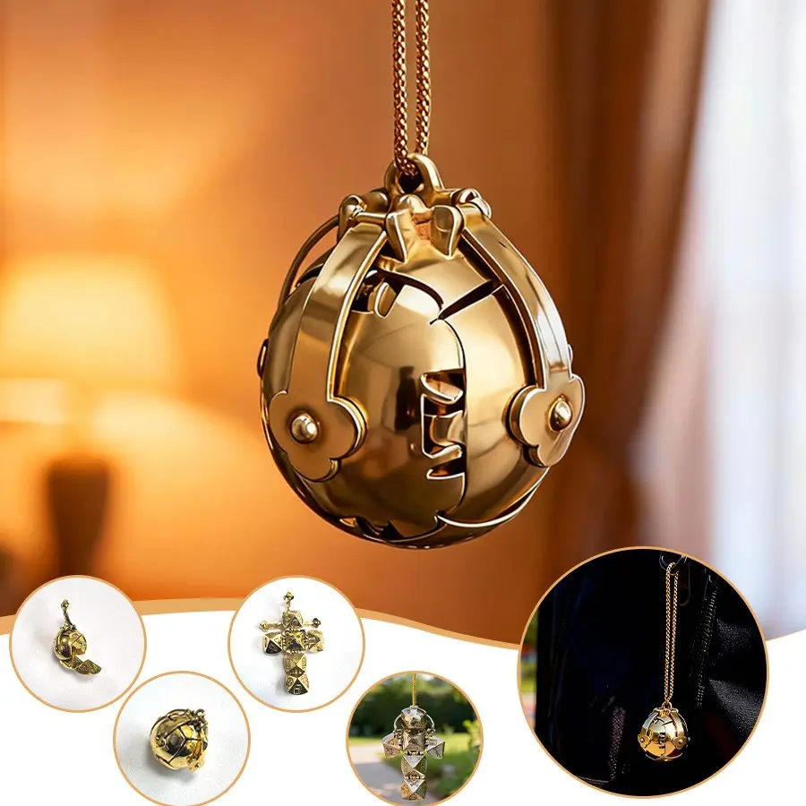 Mini Freemason Deformable Cross Pendant, Vintage Folded Spherical Cross Necklace, Best Gift for Mom, Exquisite Jewelry Gift, Unisex Jewelry, Mother's Day, Easter, Wedding Season