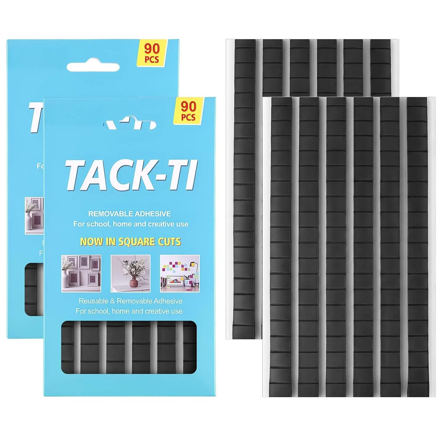 180-Count Removable Adhesive Putty - Sticky Tack for Crafts, Hanging Pictures on Smooth Surfaces (Tools & Hardware Adhesives Supply)