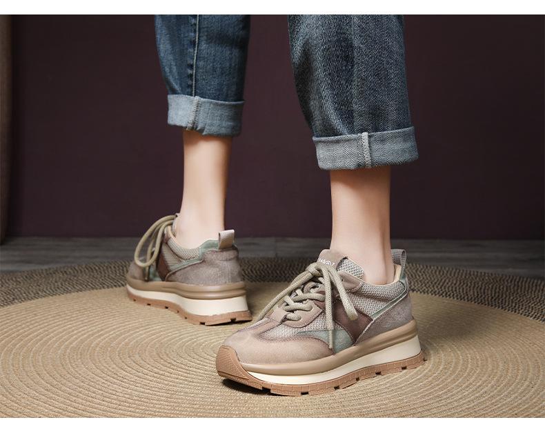 Vintage design German training shoes, new model for spring 2026, versatile casual shoes for women, Maillard sneakers