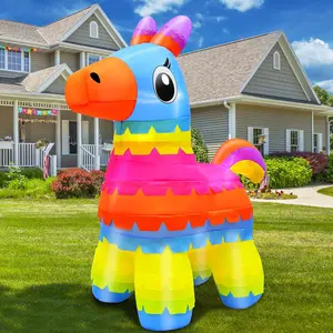 6 Ft Cinco De Mayo Inflatables, Fiesta Inflatables Pinata Party Decorations Blow Up Fiesta Donkey Built-in LED Lights Mexican Theme Decorations for Fiesta Party Yard Garden Outdoor Decorfidget toys