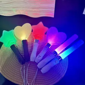 Kpop Lightstick K-pop Light Stick Glow Sticks Idol Support Rods Luminous Rod Glow in The Dark Rave Accessories 응원봉
