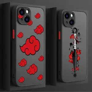Soft TPU Akatsukis N-Narutos Phone Case Cover Compatible for iPhone 17 16 15 14 13 12 11 Pro Max Plus Full Body Protection Shockproof Anti Slip Slim Lightweight Anime Themed Back Cover