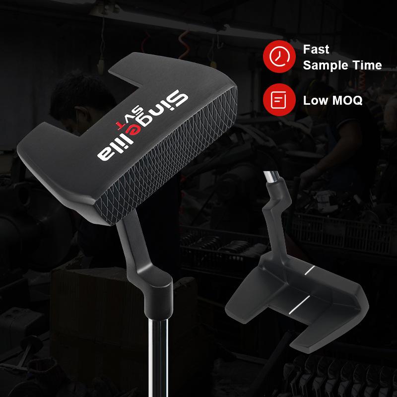 Electroplated Black Golf Putter – Stainless Steel CNC Putter – High Stability – Men's Right-Handed Golf Club