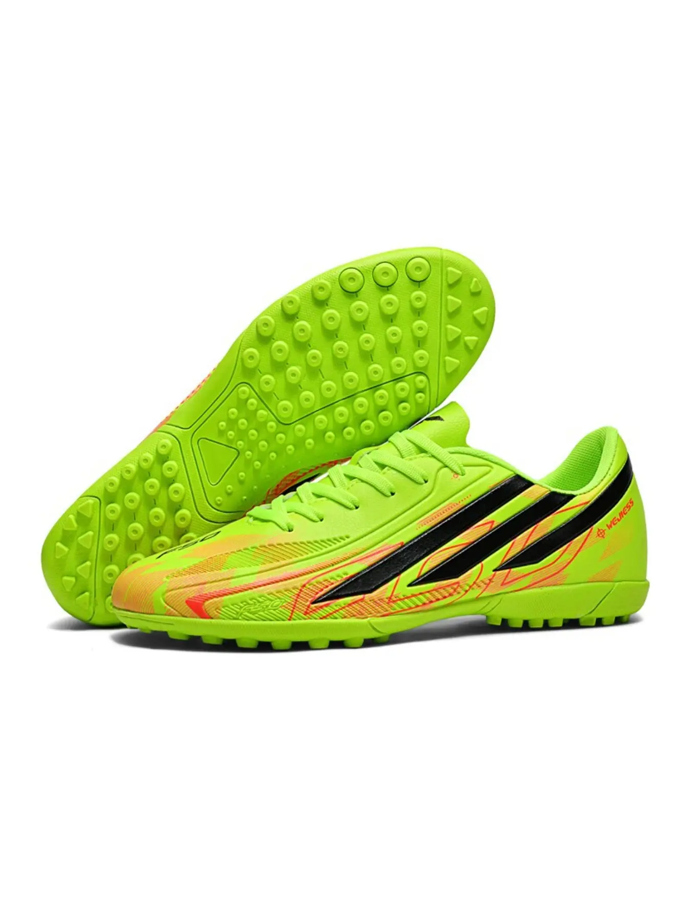 Unisex Fifa Soccer Shoes, New Men's Football Cleats with TF Studs, Ideal for Grass Training and Matches, Suitable for Boys, Girls, Students, Adults
